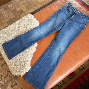 Wrangler Men’s Dark Blue Denim Jeans - Classic Five-Pocket